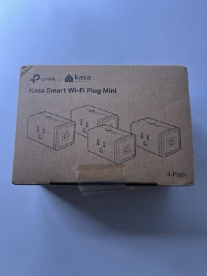 4 Упаковки TP Link KASA Smart Wifi штепсельная вилка мини розетка блок белый HS103P4 3.8 120V новый - Изображение 1 из 2