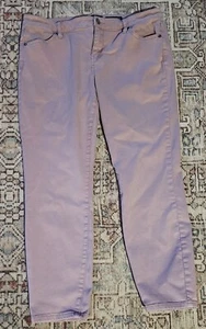 Skinny Jeans Buffalo David Bitton Womens 12/32 Stretch Denim Mid Rise Lite Lilac - Picture 1 of 5
