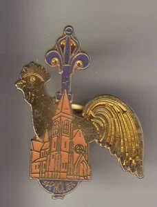 RARE PINS PIN'S .. ANIMAL OISEAU BIRD COQ ROOSTER GIROUETTE EGLISE ST PHOLIEN~CW - Imagen 1 de 1