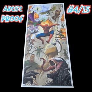 Pablo Olivera Spider-Man Catch A Spider Artist Proof Print 18"x36" 4/15 In Hand  - Picture 1 of 18