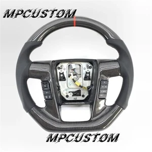 Carbon Fiber Steering Wheel Fit For Ford F-150 F150 Raptor Expedition 2009-2017 - Picture 1 of 9
