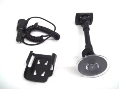 HTC TYTN II PHONE CAR GPS WINDSCREEN SUCTION MOUNT CHARGER CIGARETTE LIGHTER - Image 1 of 4