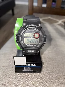 Casio Herren Quarz schlammfest schwarz Harz Band 46mm Uhr TRT-110H-1AVCF C3 - Bild 1 von 5