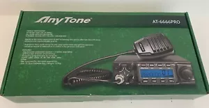 AnyTone AT-6666PRO 10-Meter Mobile Transceiver BRAND NEW MODEL AM/FM/USB/LSB/PA - Picture 1 of 12