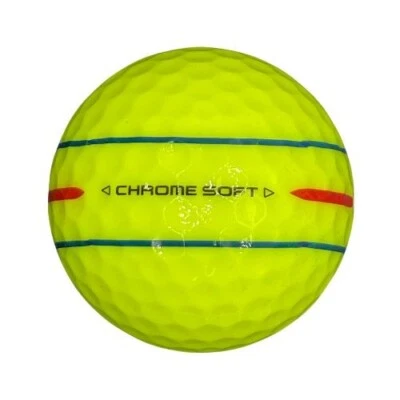 Bolas de golfe Callaway cromadas macias 2024 360 pista tripla amarela AAAA 24 usadas 4A - Imagem 1 de 2