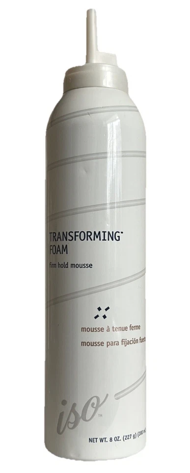 Mousse de espuma transformadora Iso de sujeción firme 8 OZ sin tapa/boquilla rota LEER Foto 1 de 3