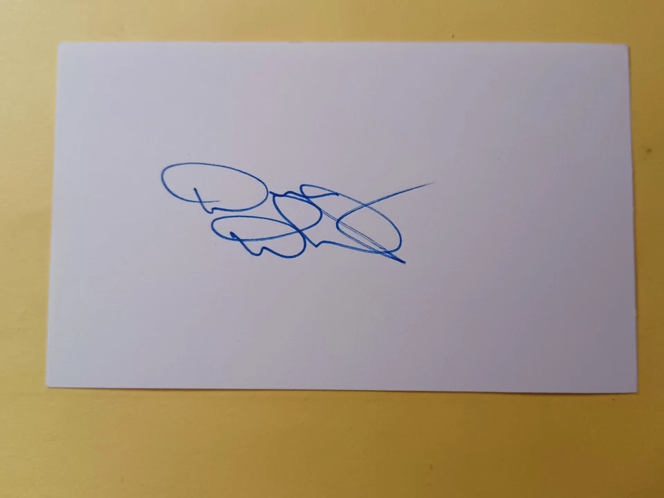 Cartão de índice assinado branco Devon - Angels, Blue Jays, Marlins, Diamondbacks - D - Imagem 1 de 1