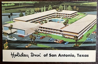 Postal Holiday Inn San Antonio Texas Vintage Foto 1 de 2