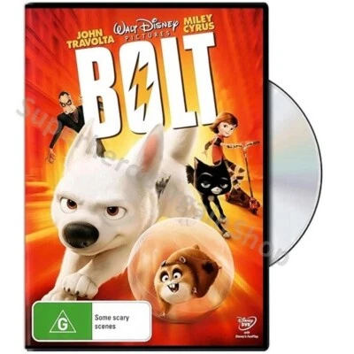 Bolt (DVD, 2008) PAL Region 4 (Disney) Miley Cyrus, John Travolta [NEW / SEALED] - image 1 of 4