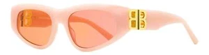 Balenciaga Cateye Sunglasses BB0095S 003 Pink 53mm - Picture 1 of 3
