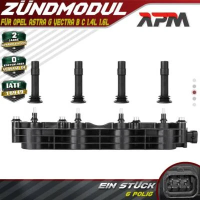Bobina de encendido módulo de encendido para Opel Astra G 1.4L 1.6L Zafira A B Corsa C Vectra B C - Imagen 1 de 4
