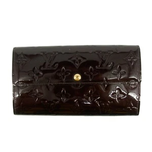 EBAY LIVE Louis Vuitton Purple Vernis Sarah Long Wallet #4698 - Picture 1 of 8