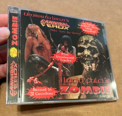 Fabio Frizzi - Cannibal Ferox / Zombie CD 1998 NEW! Still SEALED! Foto 1 de 3