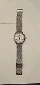 NEW Akribos XXIV AK625SS Mens Ultimate Stainless Steel Mesh Bracelet Watch 165FT - Picture 1 of 5