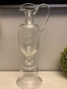Vaso trofeo golf in vetro taglio sterling 13,5" brocca chiara. Crenshaw 2011 unico!!!! - Foto 1 di 13