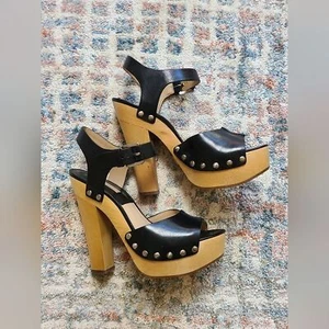 Rare Michael Kors Collection Annabell Studded Platform Size 38.5 US 8 Resortwear - Picture 1 of 11