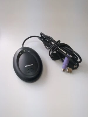Microsoft Wireless Optical Desktop Receiver ONLY 3.0 Model 1012 Black Tested - Image 1 of 4