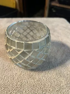 Home Interior Vintage Klarglas Kerzenhalter 4 cm - Bild 1 von 3