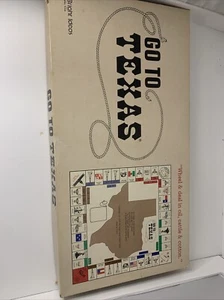 Vintage Go To Texas Board Game Bright Ideas 1979. Incomplete. See Pictures. - Picture 1 of 19