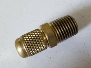 Brass Tank Fill Valve 1/4 Npt Male, Compressed Air - Picture 1 of 4