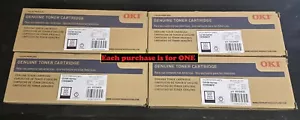**ONE** NEW SEALED GENUINE OKI 43324420 Black for C6100 series C5550MFP - Picture 1 of 4