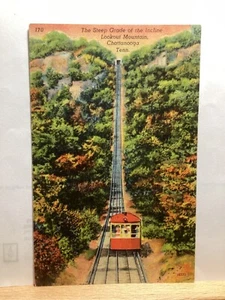 The Steep Incline Up Lookout Mountain: Chattanooga, TN - Postal de colección - Imagen 1 de 3