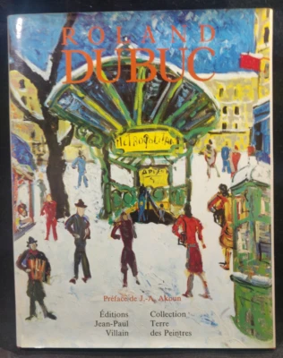 Roland DUBUC - 1991 - avec dessin couleur original signé - J.A. Akoun - Photo 1/4