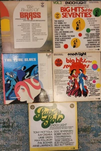 Enoch Light - 5 LP LOT. Super Solo 2xLP, True Blues 2xLP, Big Hits, Brass - Picture 1 of 7