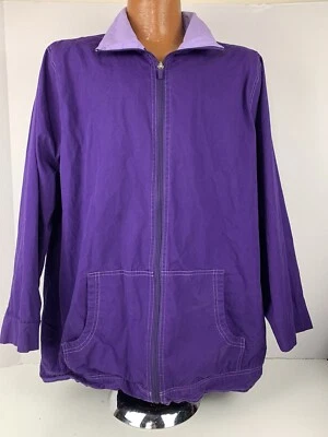 Conjunto de 2 piezas chaqueta pantalones All American Comfort para mujer talla grande 18W cortavientos Foto 1 de 4