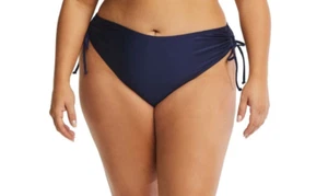 Pantalones de bikini para mujer azul zafiro Time and Tru cintura alta talla grande 3X 24W-26W - Imagen 1 de 2