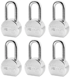 (6) American Lock A703KA35257 2-1/2" Keyed Alike Case Hardened Steel Padlocks - Picture 1 of 4
