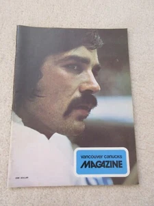 1973 VANCOUVER CANUCKS v ATLANTA FLAMES NHL PROGRAM. JERRY KORAB. - Picture 1 of 2