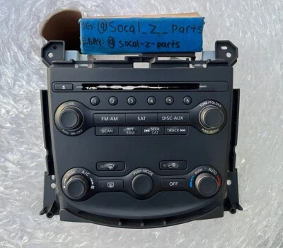 Panel de control de clima navegación audio radio tablero Nissan 370Z Nismo fabricante de equipos originales 116251 Foto 1 de 4