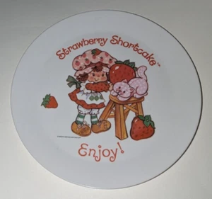 Vintage 1980 Deka Strawberry Shortcake 8" Sammler Teller American Greetings - Bild 1 von 3