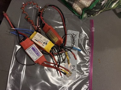 805. Lot Of Escs For Brushless Motor For R/c Model Airplane Balsa Kit - Image 1 of 4