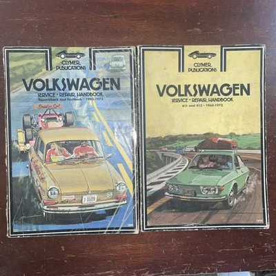 Clymer Volkswagen VW Rabbit Scirocco 1975-1992 Lot of 2 Repair Manual Haynes - Image 1 of 4