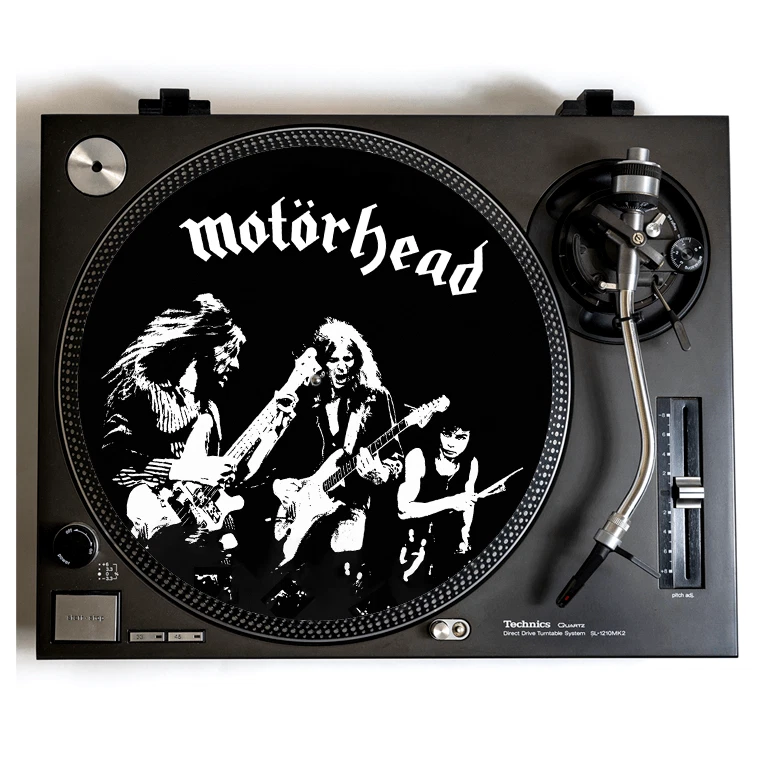 Alfombrilla giratoria MOTORHEAD para discos de vinilo 12" DJ Slip Mat metal punk vinilos Foto 1 de 1