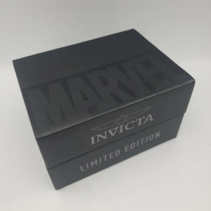 Invicta Box Black Marvel Limited Edition Invicta Box - Empty Watch Box for Gift - Picture 1 of 3