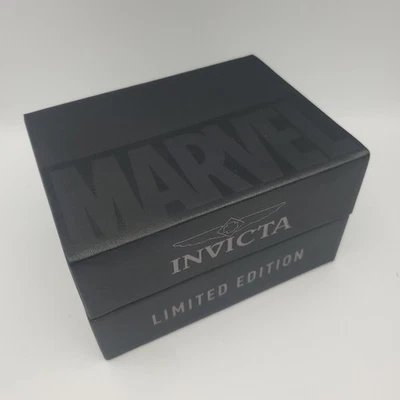 Invicta Box Black Marvel Limited Edition Invicta Box - Empty Watch Box for Gift - Image 1 of 3