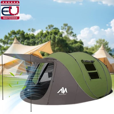 Carpas emergentes impermeables a prueba de viento para 4-6 personas para acampar senderismo Foto 1 de 4