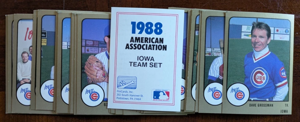 1988 ProCards Iowa Cubs - You Pick 1 - Minor League AAA Chicago Cubs - Image 1 of 1