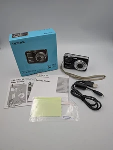 Fujifilm Finepix AX500 14.0MP 5x Zoom Digital Camera Black Boxed Tested Working - Picture 1 of 12