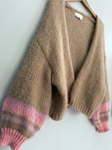 Cárdigan Suéter By Anthropologie Grueso Tejido Hombro Caído para Mujer Talla Única - Imagen 1 de 11