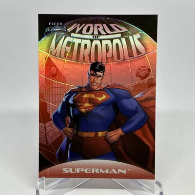 Superman 2025 DC Fleer Brilliants World of Metropolis #WM-1 — Kryptonian Red - Image 1 of 4