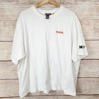 Camiseta H&M x Kodak Hombre XXL Estilo Vintage Fotografía Cámara Blanca 2X Foto 1 de 4