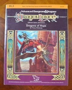 DragonLance DRAGONS OF HOPE Advanced Dungeons & Dragons AD&D RPG TSR DL3 9131 - Imagen 1 de 1