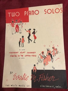 1945 Black Americana Noten Klavier Solo Saturday Night Jamboree Willis Ohio - Bild 1 von 4