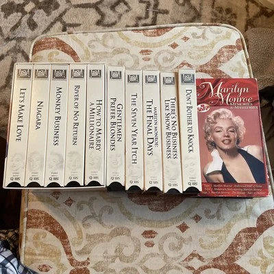 Marilyn Monroe The Diamond Collection 10 VHS Tapes, Plus 3 Extra! - Image 1 of 4