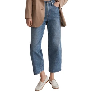 Madewell The Perfect Vintage Wide Leg Crop Jean Size 30 - Picture 1 of 10