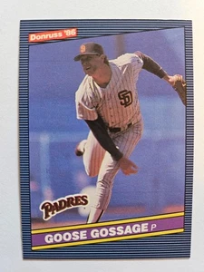 1986 DONRUSS GOOSE GOSSAGE #185 NM - Picture 1 of 1